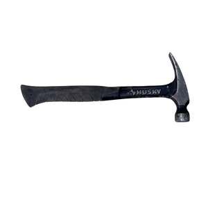 Husky 16 oz. Steel Rip Hammer with Shock Reduction Handle